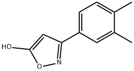 3-(3,4-dimethylphenyl)-1,2-oxazol-5-ol Struktur