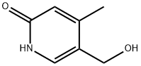 5-Hydroxymethyl-4-methyl-1H-pyridin-2-one Struktur