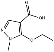 5-Ethoxy-1-methyl-1H-pyrazole-4-carboxylic acid Struktur