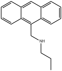 [(anthracen-9-yl)methyl](propyl)amine Struktur