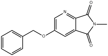 3-Benzyloxy-6-Methyl-Pyrrolo[3,4-B]Pyridine-5,7-Dione Struktur