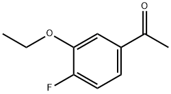 1-(3-Ethoxy-4-fluorophenyl)ethanone Struktur