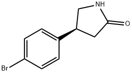 (S)-4-(4-BROMOPHENYL)PYRROLIDIN-2-ONE Struktur