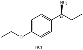 (1S)-1-(4-ETHOXYPHENYL)PROPYLAMINE HYDROCHLORIDE Struktur