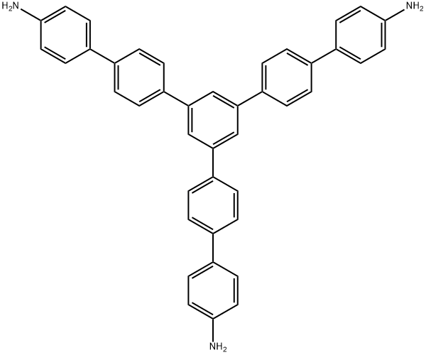 [1,1':4',1'':3'',1''':4''',1''''-Quinquephenyl]-4,4''''-diamine, 5''-(4'-amino[1,1'-biphenyl]-4-yl)- Struktur