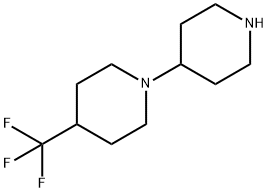 4-(trifluoromethyl)-1,4-bipiperidine Struktur