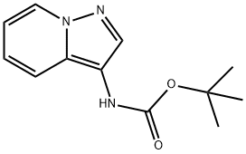 Carbamic acid, N-pyrazolo[1,5-a]pyridin-3-yl-, 1,1-dimethylethyl ester Struktur