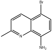 5-Bromo-2-methyl-quinolin-8-ylamine Struktur