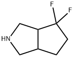 4,4-DIFLUORO-OCTAHYDROCYCLOPENTA[C]PYRROLE Struktur