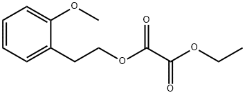 ETHYL 2-METHOXYPHENETHYL OXALATE Struktur