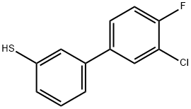 3-CHLORO-4-FLUORO-[1,1-BIPHENYL]-3-THIOL Struktur