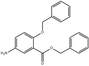 Benzyl 5-Amino-2-(benzyloxy)benzoate Struktur