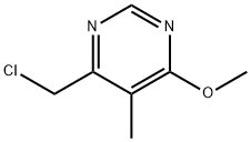 4-(CHLOROMETHYL)-6-METHOXY-5-METHYLPYRIMIDINE Struktur