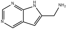 7H-PYRROLO[2,3-D]PYRIMIDIN-6-YLMETHANAMINE Struktur