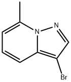 3-bromo-7-methylpyrazolo[1,5-a]pyridine Struktur