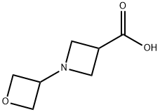 1-(3-Oxetanyl)-3-azetidinecarboxylic acid Struktur