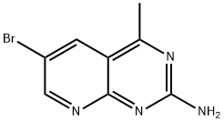 6-Bromo-4-methyl-pyrido[2,3-d]pyrimidin-2-ylamine Struktur