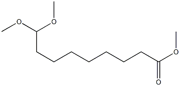 Nonanoic acid,9,9-dimethoxy-, methyl ester Struktur