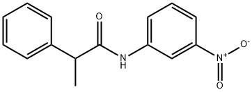 N-(3-Nitro-phenyl)-2-phenyl-propionamide Struktur