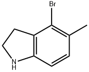 4-Bromo-5-methylindoline Struktur