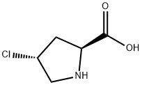 L-Proline, 4-chloro-, trans- Struktur