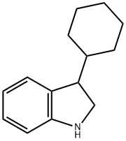 1H-Indole, 3-cyclohexyl-2,3-dihydro- Struktur