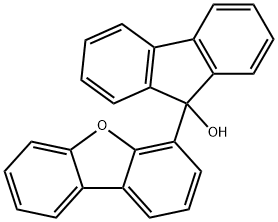 9H-Fluoren-9-ol, 9-(4-dibenzofuranyl)- Structure