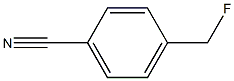 Benzonitrile, 4-(fluoromethyl)- Struktur