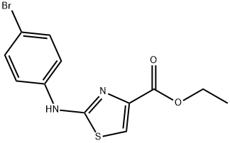 ETHYL 4-((4-BROMOPHENYL)AMINO)-3,5-THIAZOLECARBOXYLATE 結(jié)構(gòu)式