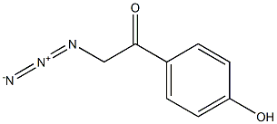 Ethanone, 2-azido-1-(4-hydroxyphenyl)- Struktur