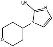 1-(Tetrahydro-2H-pyran-4-yl)-1H-imidazol-2-amine Struktur