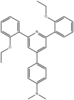 Benzenamine, 4-[2,6-bis(2-ethoxyphenyl)-4-pyridinyl]-N,N-dimethyl- Struktur