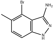 4-bromo-5-methyl-1H-indazol-3-amine Struktur