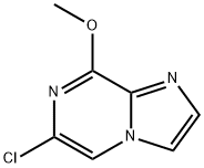 6-Chloro-8-methoxy-imidazo[1,2-a]pyrazine Struktur