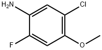 5-Chloro-2-fluoro-4-methoxy-phenylamine Struktur