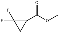 2,2-Difluoro-cyclopropanecarboxylic acid methyl ester Struktur