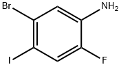 5-Bromo-2-fluoro-4-iodo-phenylamine Struktur