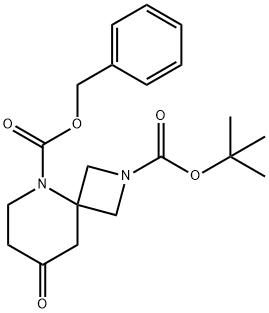 5-Benzyl 2-Tert-Butyl 8-Oxo-2,5-Diazaspiro[3.5]Nonane-2,5-Dicarboxylate Struktur