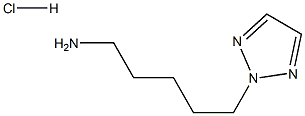 5-(2H-1,2,3-triazol-2-yl)pentan-1-amine hydrochloride Struktur