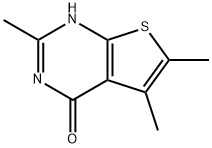 2,5,6-trimethyl-3H,4H-thieno[2,3-d]pyrimidin-4-one Struktur