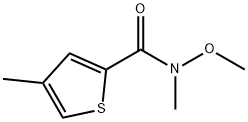 N-methoxy-N,4-dimethylthiophene-2-carboxamide Struktur