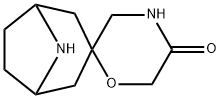 8-azaspiro[bicyclo[3.2.1]octane-3,2-morpholine]-5-one Struktur