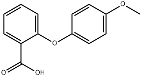 Benzoic acid, 2-(4-methoxyphenoxy)- Struktur