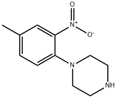 1-(4-methyl-2-nitrophenyl)piperazine Struktur