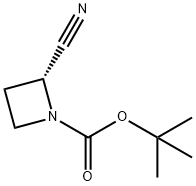 tert-butyl (2R)-2-cyanoazetidine-1-carboxylate Struktur