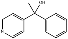 1-phenyl-1-pyridin-4-yl-ethanol Struktur