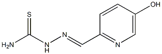 5-Hydroxypicolinaldehyde thiosemicarbazone Struktur