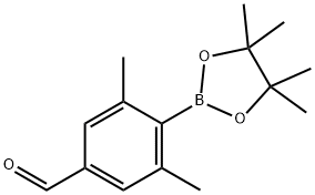 4-Formyl-2,6-dimethylphenylboronic acid pinacol ester Struktur