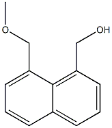 1-Naphthalenemethanol, 8-(methoxymethyl)- Struktur