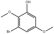 3-bromo-2,5-dimethoxyphenol Struktur